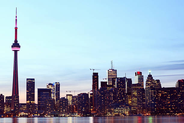 istock City scape at night of Toronto, Canada 493273656