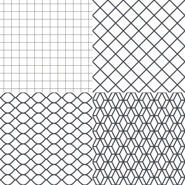Vector illustration of Net, wire and cage background vector