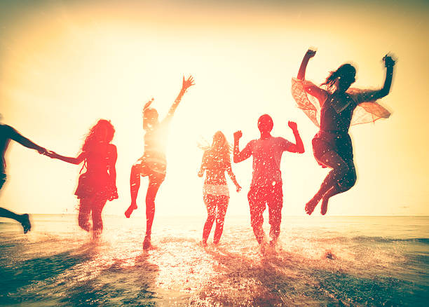 istock Friendship Freedom Beach Summer Holiday Concept 493274968