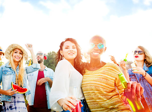 istock Friendship Party Togetherness Summer Happiness Concept 493275952