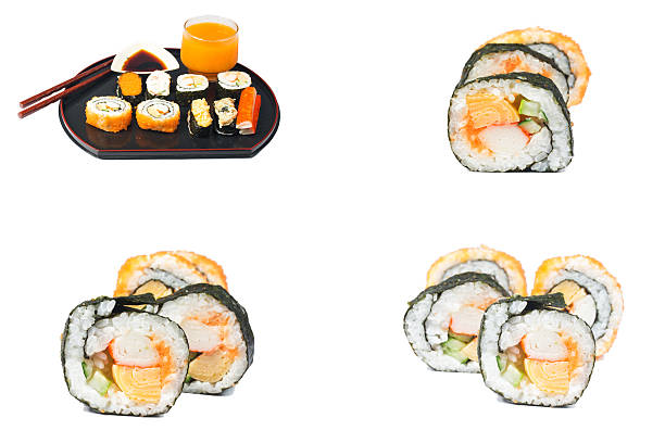 istock Japanese seafood sushi set 493276486