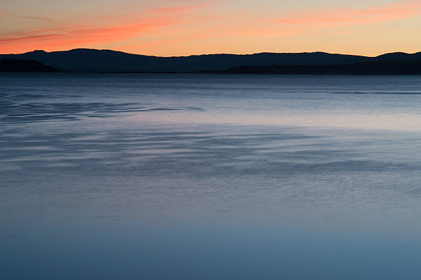 Sunset over Mono Lake stock photo