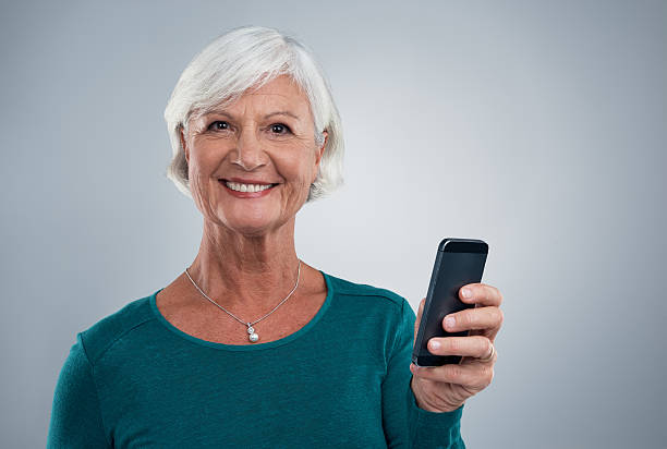 istock Getting the hang of this texting thing 493277854
