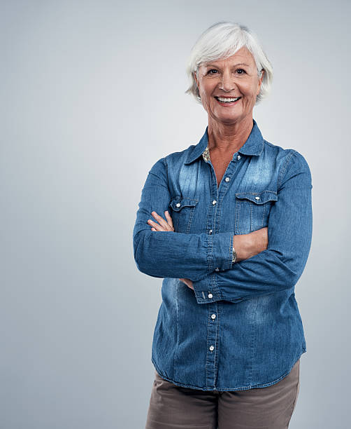 istock Wrinkles merely mark where smiles have been 493278042