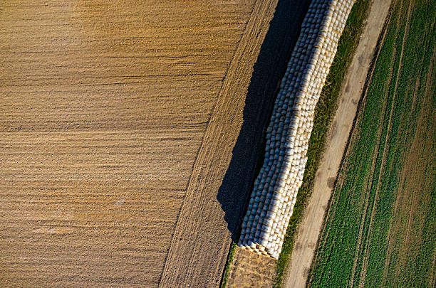 istock Hay bales on the field 493278754