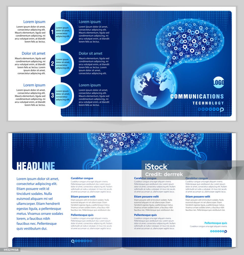 Communication Technology Graphics Design Graphic Design Template Communications Technology Stock Illustration ...