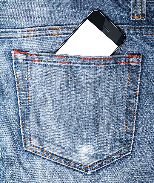 istock Mobile phone in your back pocket jeans 493279803
