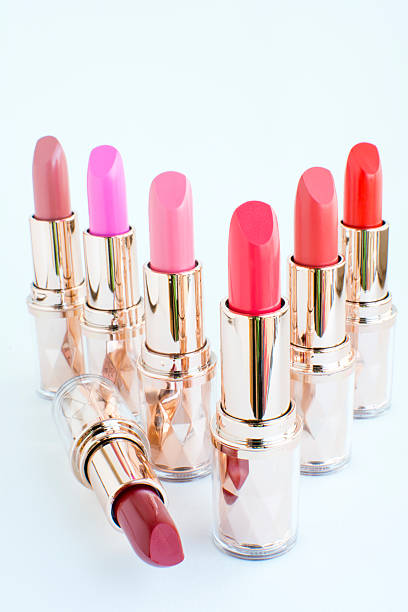 istock group of varity colour lipsticks 493282480