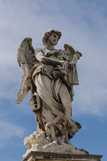 istock Angel statue, Castel Sant'Angelo, Rome, Italy 493283229