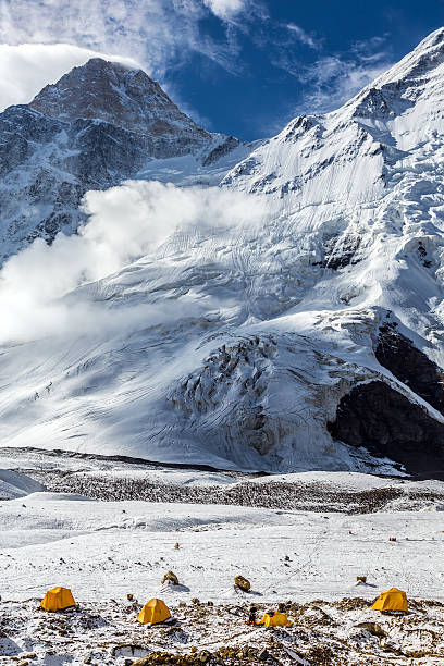 istock Base Camp of High Altitude Mountain Expedition 493284374