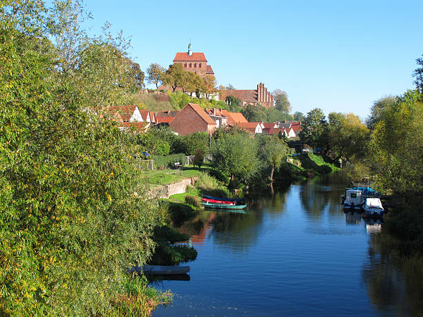 istock Cityscape of Havelberg (Germany, Saxony-Anhalt) with Havel River 493304662