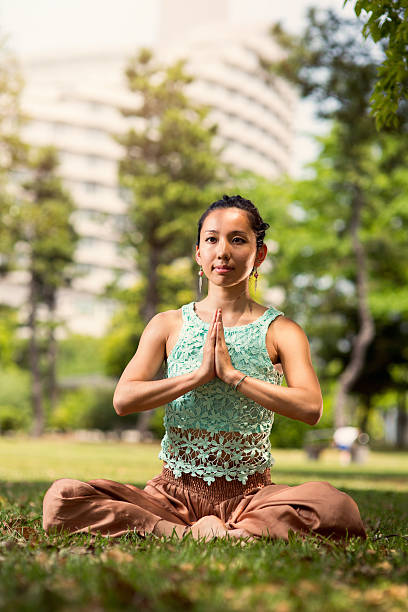 istock Yoga in the park 493309356