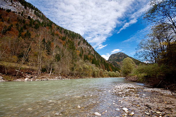 istock Rocks in the flowing river at the mountains 493310444