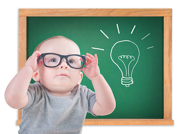 istock Smart baby has an Idea - Stock Image 493310818