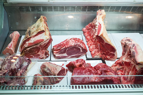 istock meat products in butcher shop 493314302