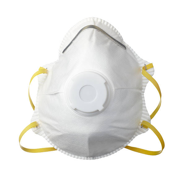 health care medicine protective mask close up of protective mask on white background with clipping path protective mask workwear stock pictures, royalty-free photos & images
