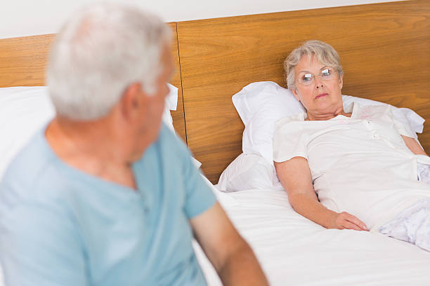 istock Angry senior couple looking at each other 493320487