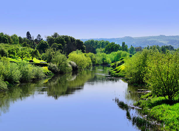 río, luz - uk beauty in nature worcestershire vale of evesham fotografías e imágenes de stock