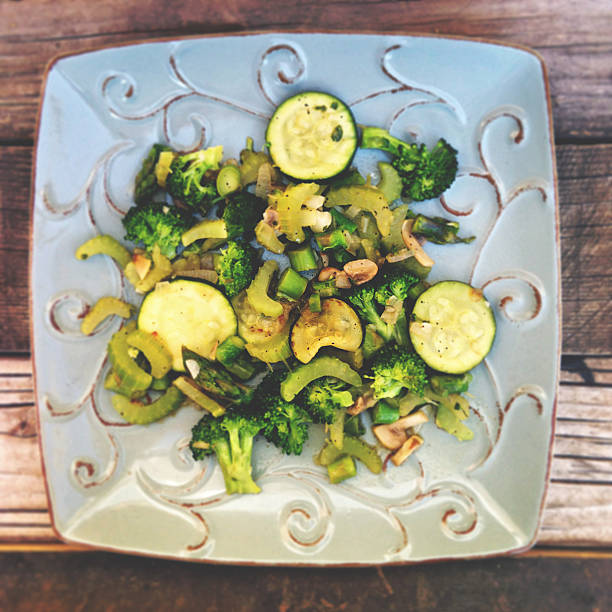 Health Food: Sauteed Green Vegetables