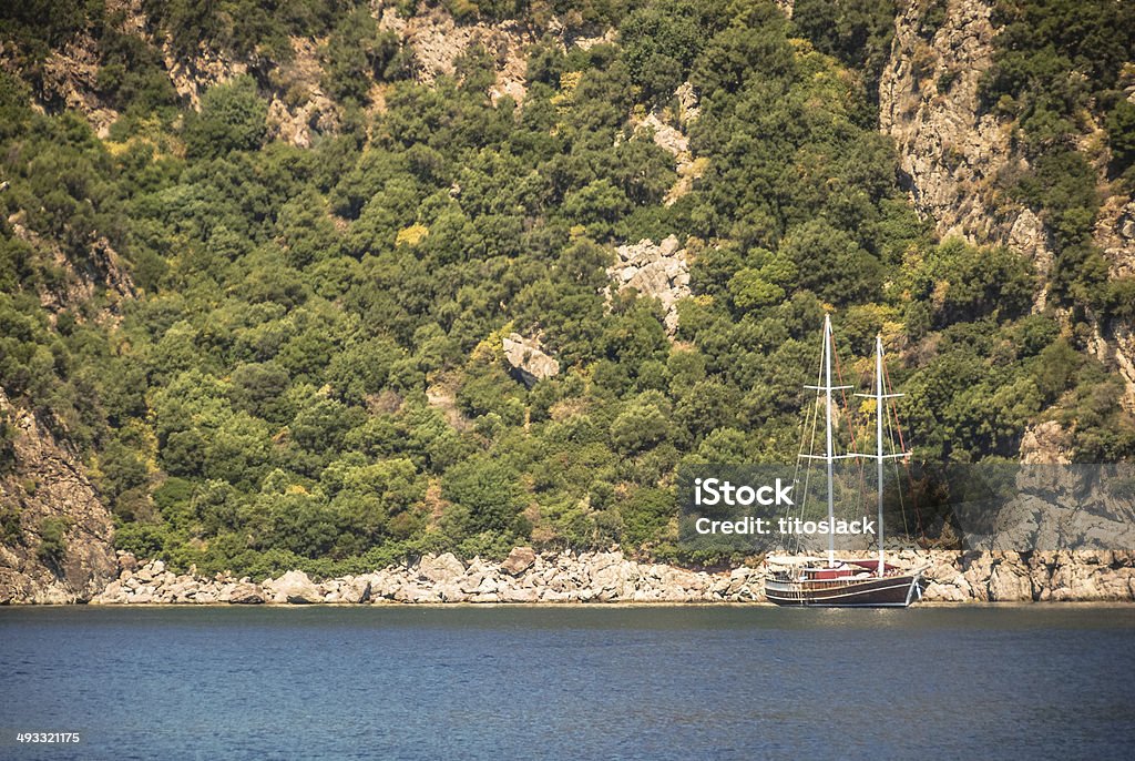 Turco (Gulet) Yacht - Foto de stock de Aire libre libre de derechos