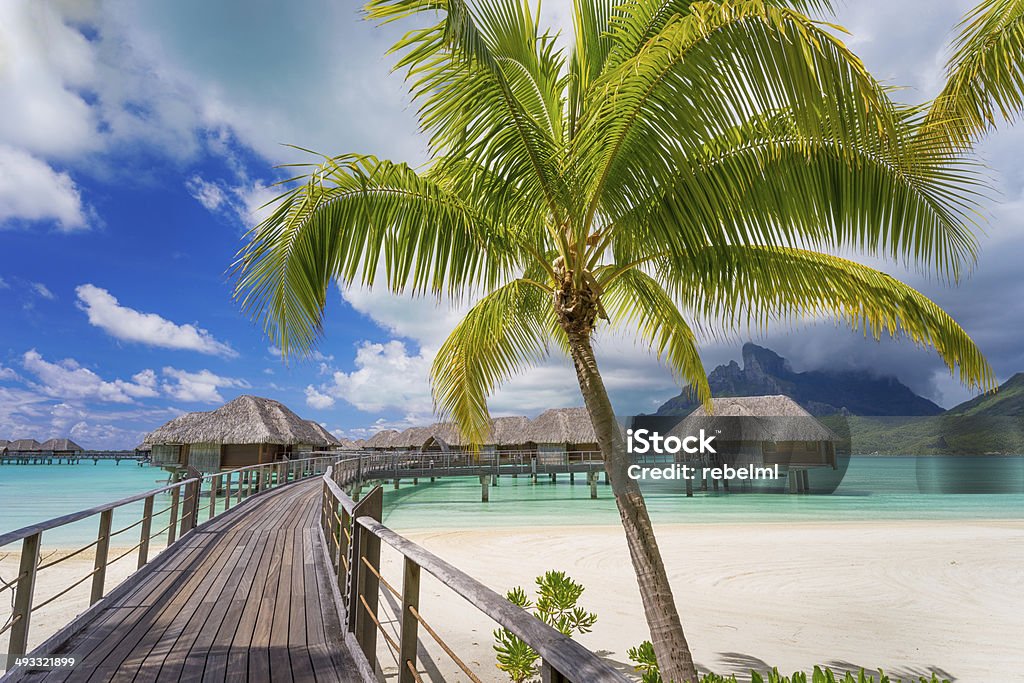 Road to paradise - Lizenzfrei Bora Bora-Atoll Stock-Foto