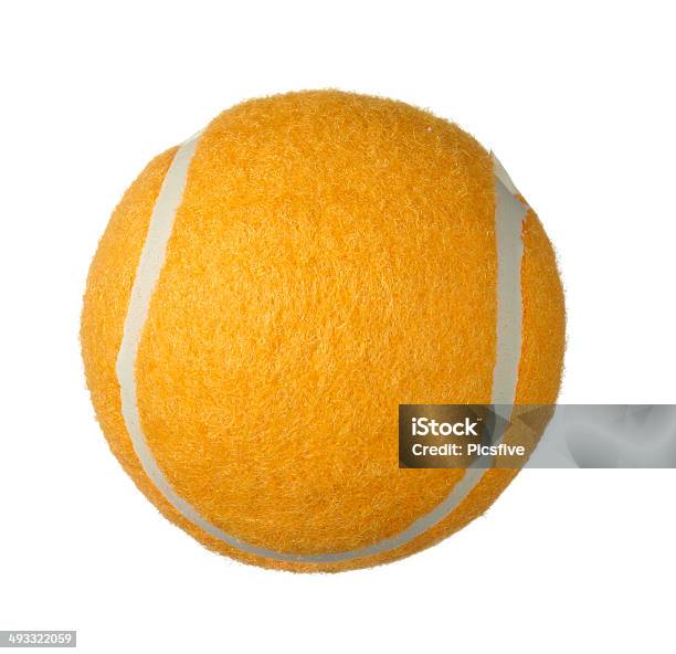 Pelota De Tenis De Deportes Foto de stock y más banco de imágenes de Bola de Tenis - Bola de Tenis, Naranja - Color, Amarillo - Color