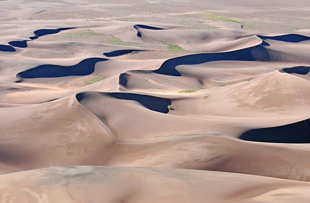 istock Sand Dunes and Shadows in a Desert Landscape 493323439