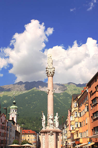 istock Our Lady statue in Innsbruck, Austria 493324157