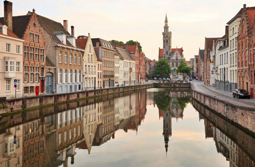 Jan van Eyckplein, Bruges, Belgium