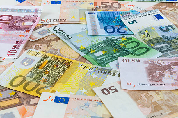 istock Background of euro banknotes 493325835