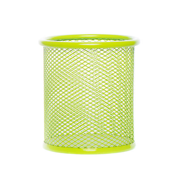 istock Green glass for pen and pensil 493326763