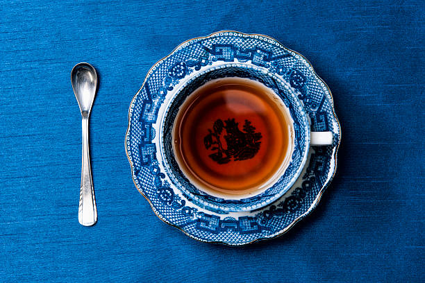 istock antique porcelain blue and white tea cup 493327774