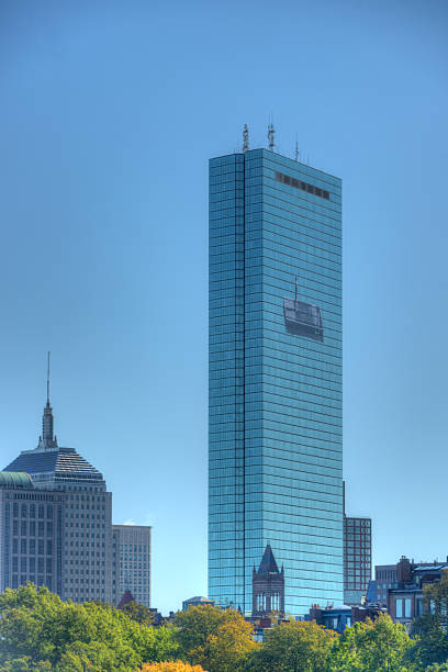 Hancock Tower, Boston stock photo