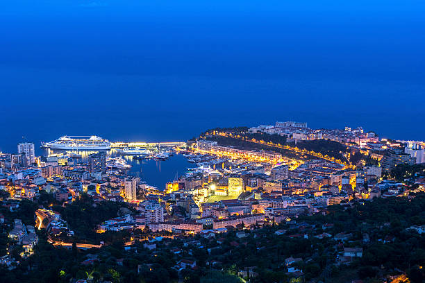 istock View on the harbor in Monaco in the evening 493331252