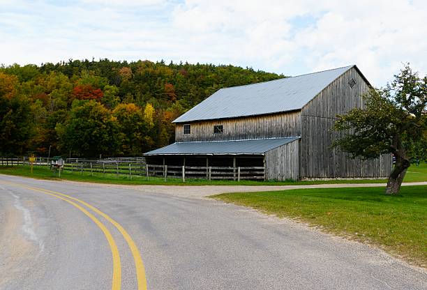 istock Michigan Barn in Autumn 493333072