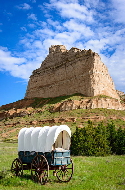 Scotts Bluff National Monument Scotts Bluff National Monument eagle rock stock pictures, royalty-free photos & images