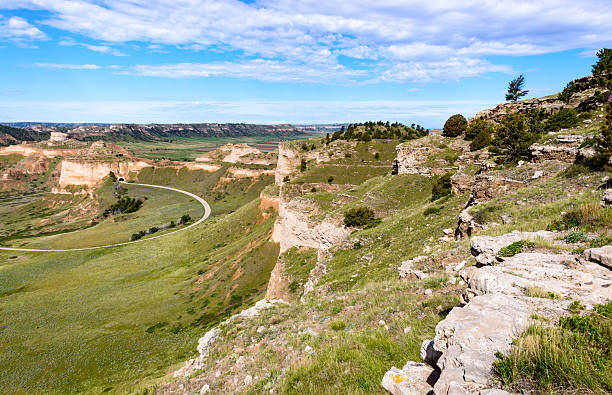 Scotts Bluff National Monument Scotts Bluff National Monument eagle rock stock pictures, royalty-free photos & images