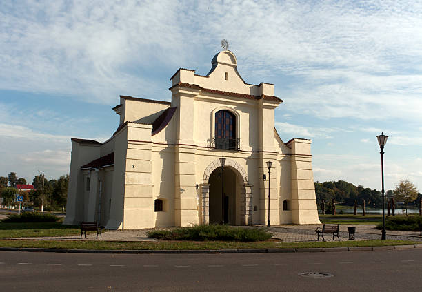 istock Old city gate. Nesvizh, Belarus. 493338578