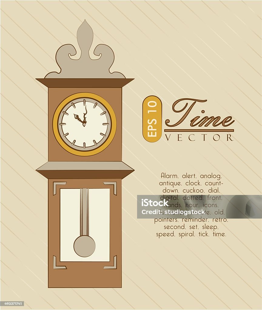 Clock And Time Design Stock Illustration - Download Image Now - Clock ...