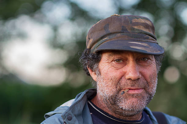 istock Portrait of a shepherd farmer 493371984