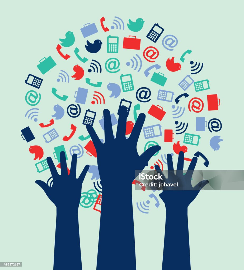 Commmunication Image Communication Stock Illustration - Download Image Now - Circle ...