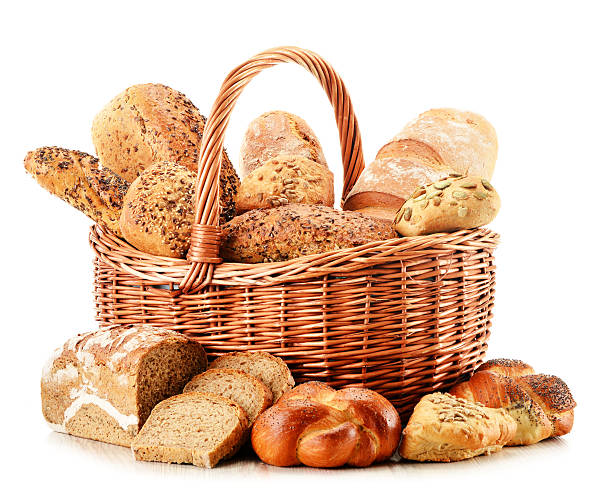 istock Composition with variety of baking products isolated on white 493374191