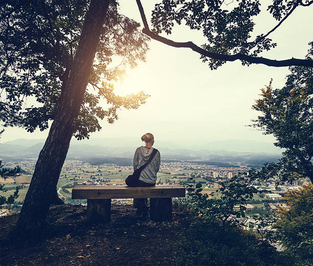 Sitting In The Forest Above The City