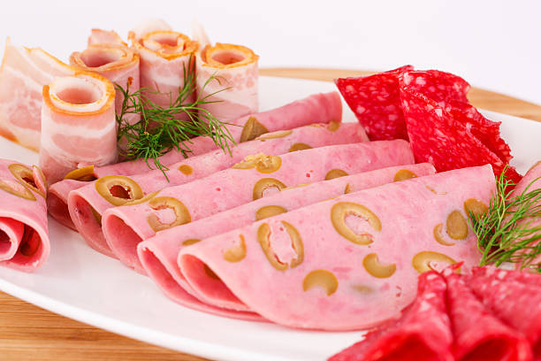istock Salami, mortadella and bacon 493375811