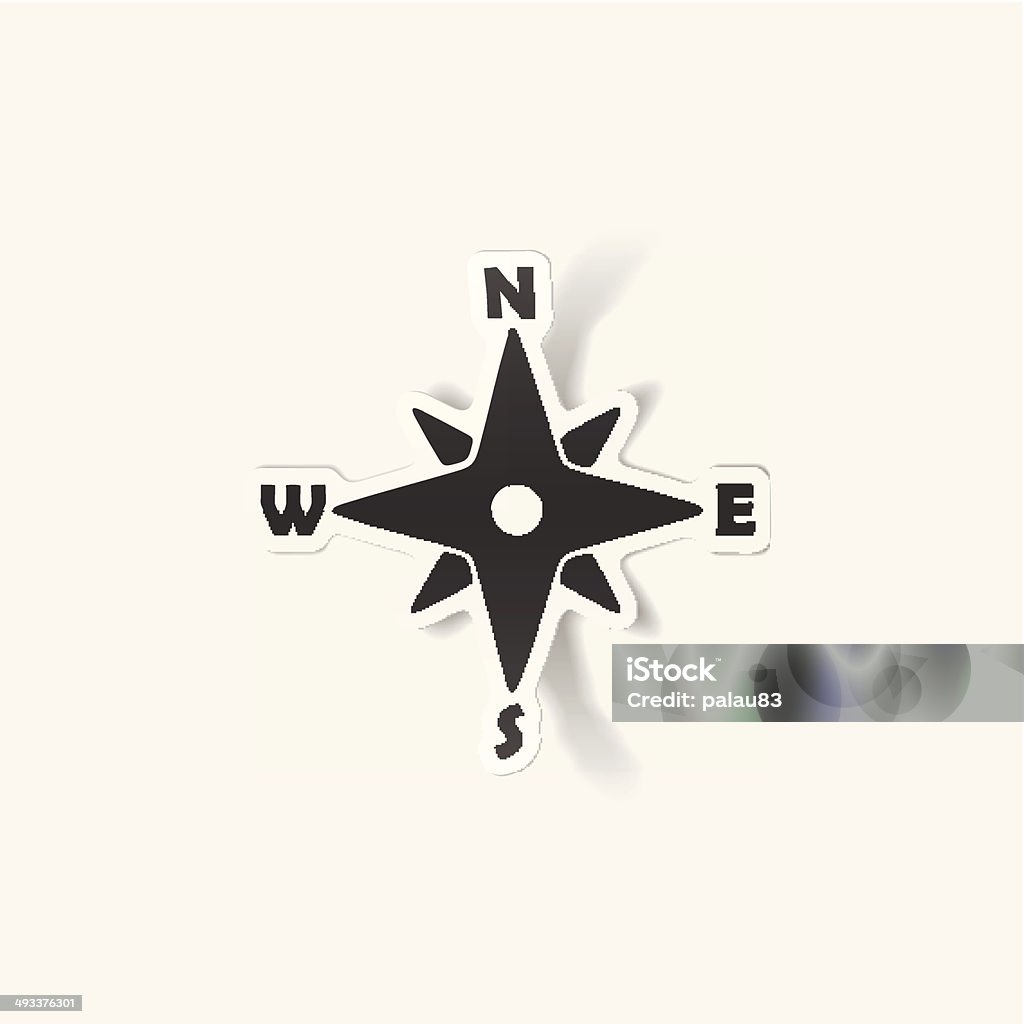 Compass Design Element Item Realistic Design Element Compass Stock Illustration - Download Image ...