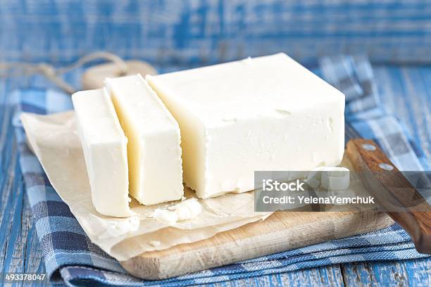 Butter Stock Photo - Download Image Now - Block Shape, Blue, Breakfast