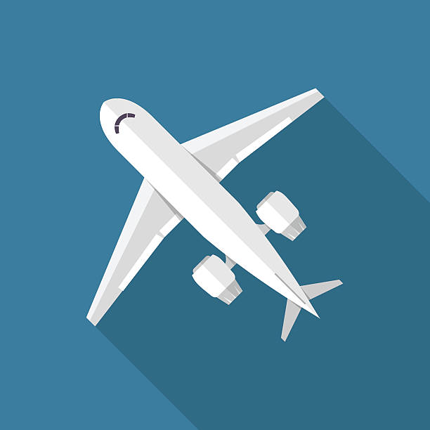illustrations, cliparts, dessins animés et icônes de jet privé. - air vehicle airplane commercial airplane private airplane