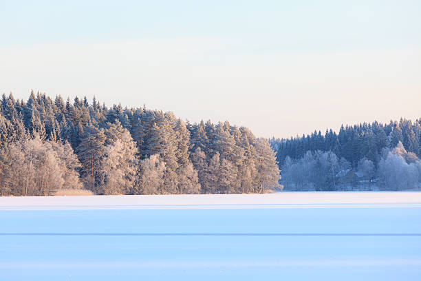 istock Winter lake scenery in finland 493381694