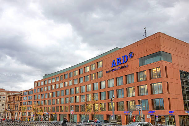 ARD Hauptstadtstudio (public-sector TV broadcasting company) stock photo
