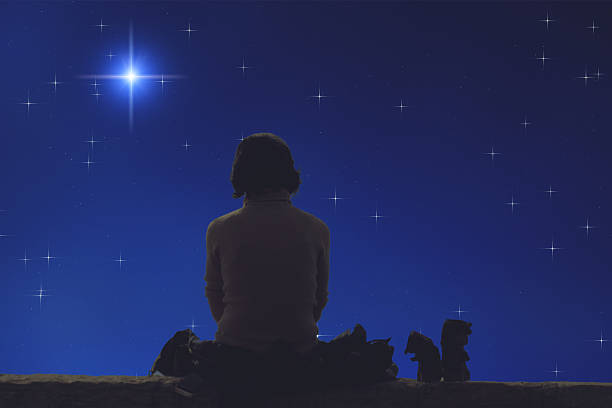 Girl watching the stars.
